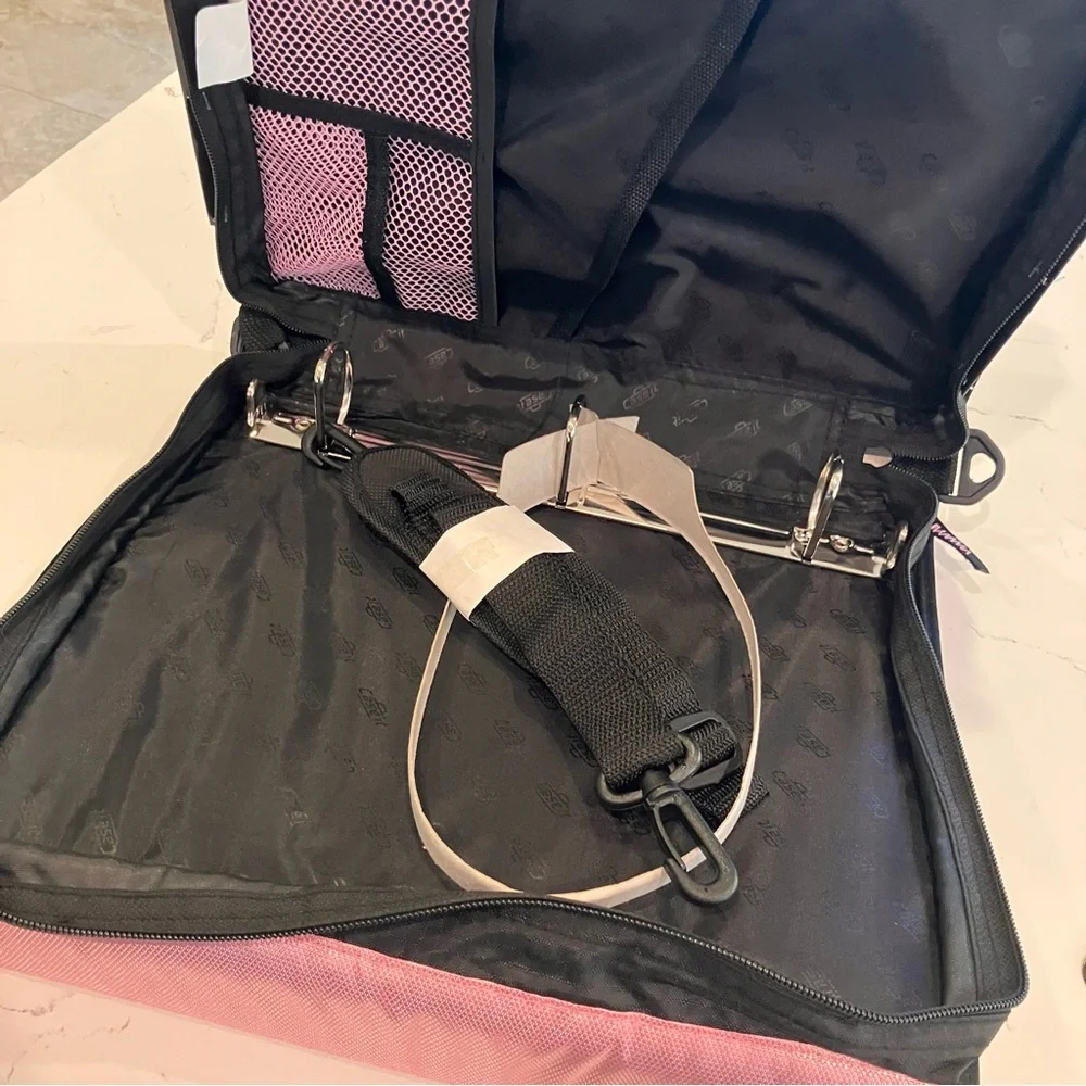 NWT Case It Pink and Black 2-in-1 Organizer